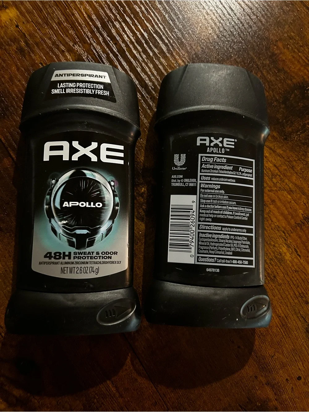AXE Apollo Men’s Antiperspirant Deodorant Stick - Black